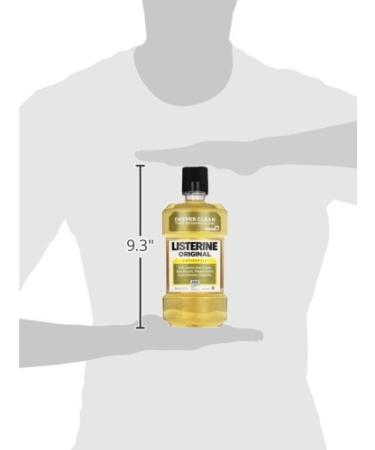 LISTERINE Original Antiseptic Mouthwash 500mL - Fight Bad Breath, Plaque & Gingivitis - Buy Online on GoSupps.com