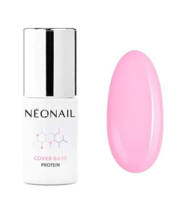 Neonail uv nail polish base coat gel uv cover base protein pastel rose 7.2 ml neonail lower varnish for nails uv lacquer gel nails neonail modeling base cover base protein pastel pink