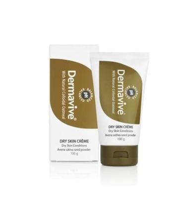 Dermavive Dry Skin Cr me - Ultra Nourishing Fast Absorbing and Full Body Cream for Extremely Dry Itchy Skin 100g (Pack of 1) 1 Pack