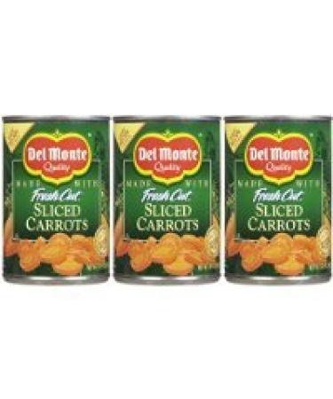 Del Monte Sliced Carrots, 14.5 oz, 3 pk