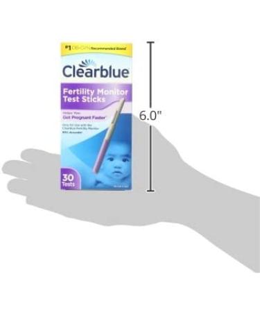 Clearblue Fertility Monitor Test Sticks - 30 Count for Fertility Testing - Buy Online on GoSupps.com