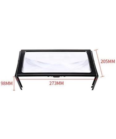 Desktop Magnifier A4 Paper Size 3 Times Zoom Read with Support and Light Good Times - Buy Online on GoSupps.com