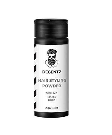 DEGENTZ King Sized Hair Styling Powder - Volumizing and Mattifying Hold (0.8oz / 25g) - Add Life and Texture without Grease - Non-Sticky  Natural Look