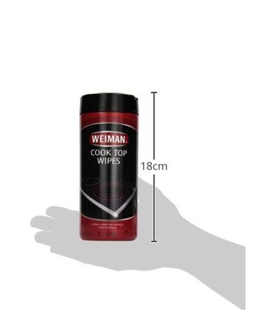Weiman Cooktop Quick Wipes - 30 ct | Effective Cleaning for Stovetops & Appliances - Buy Online on GoSupps.com