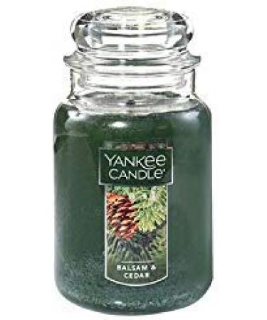 Yankee Candle BALSAM & CEDAR 22 oz. Large Jar Candle