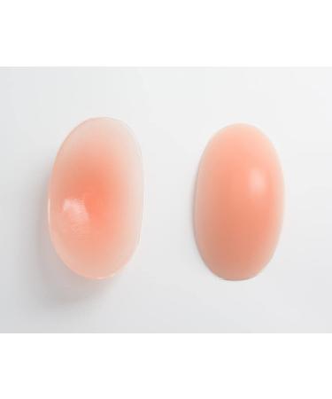 QUUPY 2 Pairs Silicone Shoulder Pads - Reusable Anti-Slip Push-Up Enhancer for Women's Clothing - Transparent & Nude Color - Buy Online on GoSupps.com
