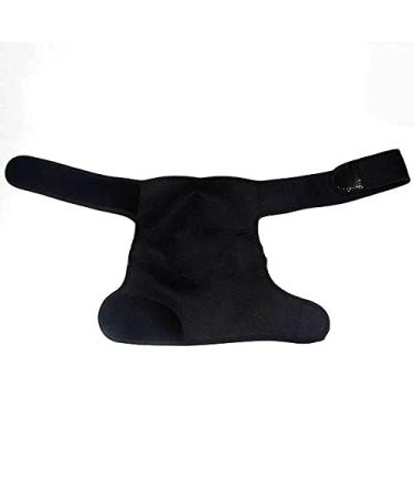 Kqcibz Shoulder Support Brace Back Guard Strap Wrap Belt Band Pads Single Shoulder Adjustable Breathable Sports Care Guard Protect left shoulder support black - Buy Online on GoSupps.com