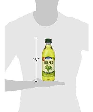 Sempio Grapeseed Oil 33.81 oz - Pure, Cold-Pressed for Cooking & Skincare - Buy Online on GoSupps.com
