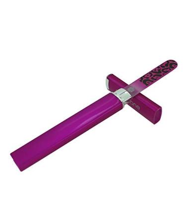 G.Liane Glass Nail Files Professional Crystal Nail File For Natural Nails Acrylic Nails Gels Nails Manicure Pedicure Tools For Home And Salon (Pink)