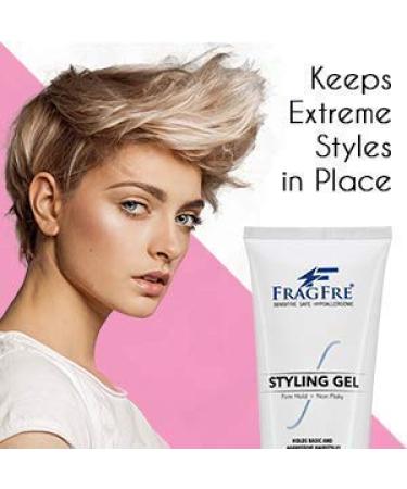FRAGFRE Firm Hold Hair Gel 8 oz - Fragrance Free, Paraben Free, Hypoallergenic Styling Gel - Vegan & Gluten Free - Non-Irritating Formula - 1 Pack, 8 Fl Oz - Buy Online on GoSupps.com