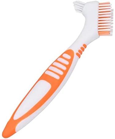 Chargenyang Denture Brush Dual Head Toothbrushes Hard Denture Cleaning Brush Denture Toothbrush Cleaning Brush False Teeth Brush Toothbrush(3PACK) - Buy Online on GoSupps.com