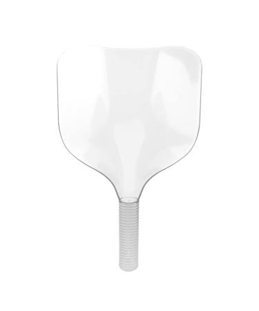 ccHuDE Plastic Hair Spray Face Mask Hair Cutting Face Shield Clear Hair Color Face Protector Hairdressing Face Cover for Barber Salon White