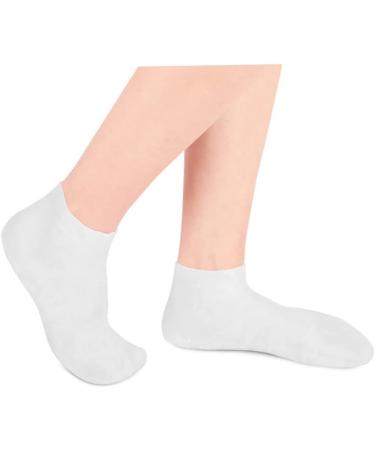 Moisturizing Socks Overnight Spa Cotton Socks Treatment Intensive Repair Dry Cracked Feet White L. - Buy Online on GoSupps.com