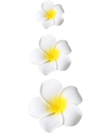 hgnxa Realistic Plumeria Flower Hairpin Elegant Wedding Hairclip Sweet Duckbill Clip Side Pin Nonslip Barrettes for Hair Shape - Buy Online on GoSupps.com