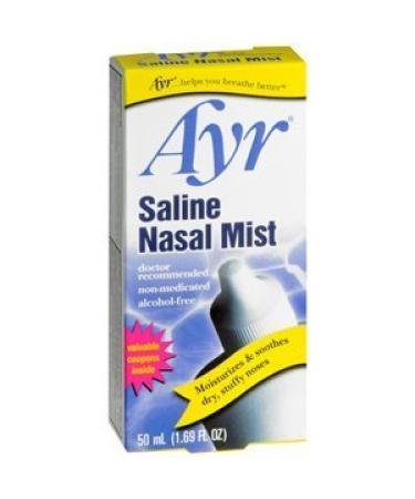 Special pack of 5 AYR SALINE NASAL MIST 50ML