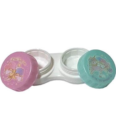 Sanrio Little Twin Stars Contact Case with Zippered Pocket | Soft Lens Travel Organizer - Buy Online on GoSupps.com