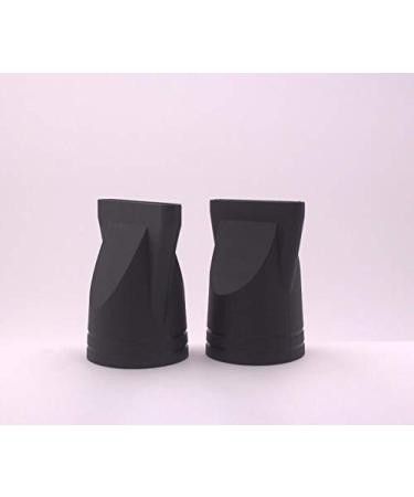 2PCS Black Plastic Salon Hair Dryer Nozzle Replacement - Narrow Concentrator Special for 4.5cm Diameter - Blow Flat Hair Drying Nozzle - Buy Online on GoSupps.com