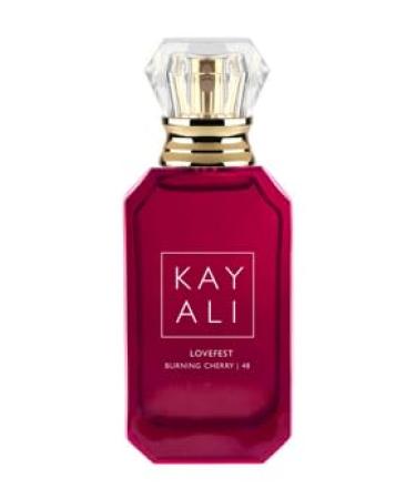 Huda Beauty KAYALI Lovefest Burning Cherry | 48 Eau De Parfum TRAVEL SIZE Spray (10 ml / 0.34 fl oz)