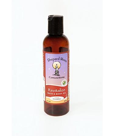 Shepard Moon Revitalize Bath & Body Oil 4oz - Massage Therapists Favorite for Circulation Support