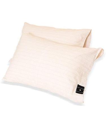 Buy Earthing Pillowcase for Better Sleep | Grounded Pillowcase with EU Grounding Cable (51x76cm) - Enhance Your Wellness - Buy Online on GoSupps.com