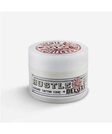 Hustle Butter Tattoo Aftercare 1 fl oz Travel Sized Tattoo Balm, Heals + Protects New Tattoos and Rejuvenates Older Tattoos - 100% Vegan Tattoo Cream No-Petroleum