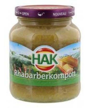 Hak Rabarbercompote 1-2 Open Compote Rhubarb 360G