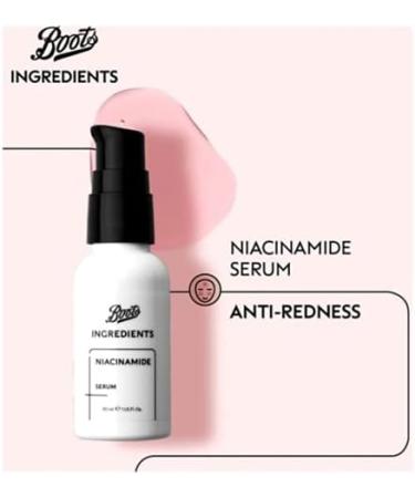 Boots Ingredients Niacinamide serum 30ml - Buy Online on GoSupps.com