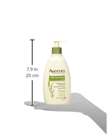 Aveeno Daily Moisturizing Lotion - 12 oz | Hydrating Natural Skincare - Buy Online on GoSupps.com