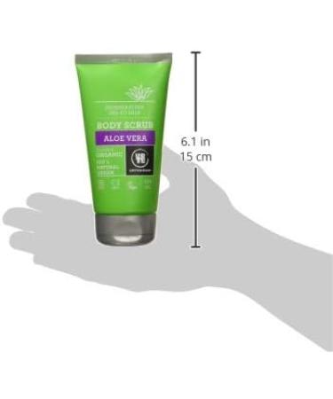 Urtekram Aloe Vera Body Scrub Organic - Gel-to-Milk Effect 150ml | Gentle Exfoliating Scrub for Glowing Skin - International Shipping Available - Buy Online on GoSupps.com