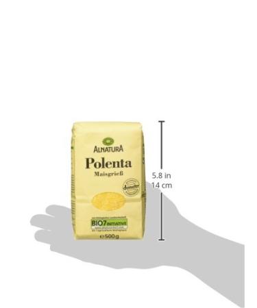 Alnatura Organic Polenta - Gluten-Free Vegan | Pack of 6 (6 x 500g) for International Shipping - Buy Online on GoSupps.com