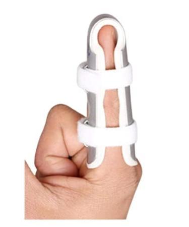 Qimacplus Rehabilitation Finger Cot Splint - Trigger & Mallet Finger Splints for Arthritis Pain Relief | Comfortable Thumb Index Middle Pinky & Ring Finger Support (Large - Buy Online on GoSupps.com