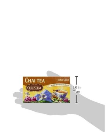 Buy Celestial Seasonings Original India Spice Chai | 20 Tea Bags | International Shipping Available - Buy Online on GoSupps.com