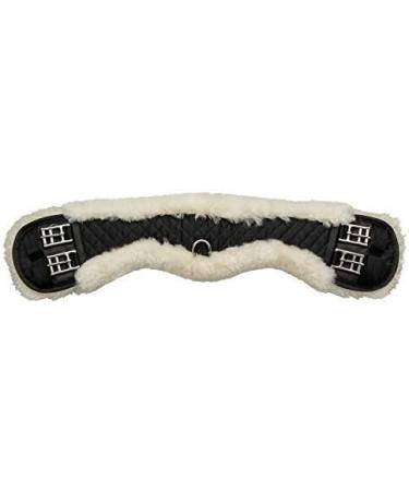 Equinate Moon Girth - Anatomical Real Lambskin Dressage Girth | Available in 50-80 cm Brown & Black Options - Buy Online on GoSupps.com
