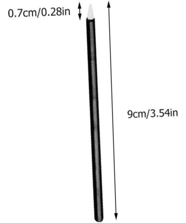 Didiseaon 100pcs Disposable Eyeliner Makeup Brush Applicator Cosmetic Eye Sticks Fiber Eyeliner Head Eyeliner Brush Head Eyeliner Brush for Girl Fiber Eyeliner Brush Makeup Eye Stick - Buy Online on GoSupps.com