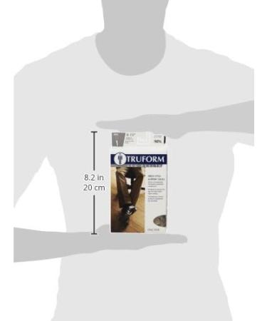 Buy Truform Compression Socks 8-15 mmHg for Men | Knee High Dress Socks in Tan Large - Pack of 5 - Buy Online on GoSupps.com