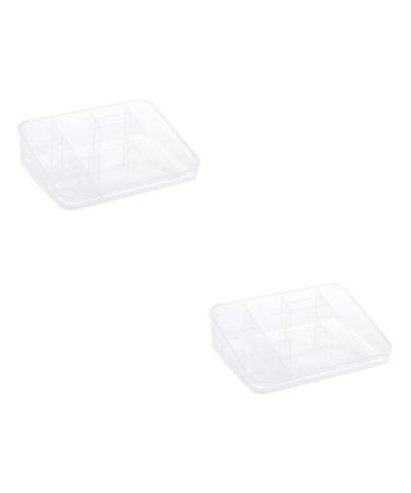 FRCOLOR 2pcs box Makeup Lipsticks Shadow Eye Stand Powder Pressed for Desktop Organizer Display Cosmetics mediumx2pcs As Shownx2pcs