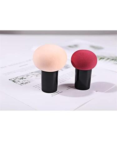 Makeup Sponge Non-latex Makeup Sponge Mushroom Head Powder Liquid Foundation Puff Dry & Wet Multi- function Cosmetic Tool Tamp Storage Box Makeup Sponge Holder(Wine and cap) - Buy Online on GoSupps.com