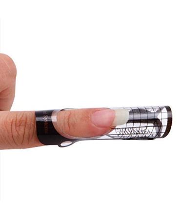 100pcs DIY Nail Art Extension Tips Extension Form Guide UV Gel Sticker Manicure Tools