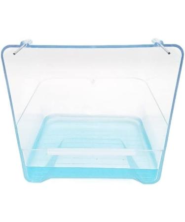 Large Clear Bird Bath for All Bird Cages and Small Birds - Canary Budgies Finch Cockatiel Lovebird Parakeet - Buy Online on GoSupps.com