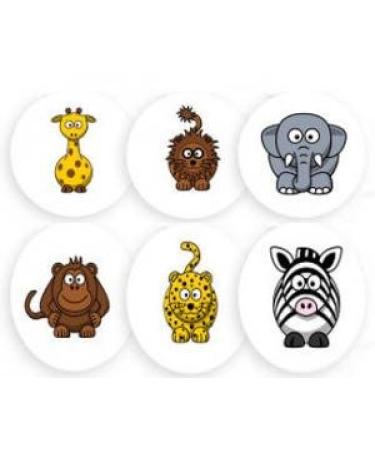 Holly Cupcakes 24 Fabulous Edible Pre-cut Wafer Cake Toppers: Wild Animals