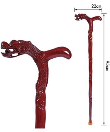 Wooden Cane Rosewood Faucet Crutches Old People Sticks Walking Sticks Walkers Gifts WoodenCanes for Men and Women decorate Selfless dedication - Buy Online on GoSupps.com