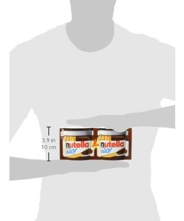 Nutella Cereal Sticks and Spread with Hazelnuts and Cocoa 2 x 13 g Pack of 4 - Buy Online on GoSupps.com