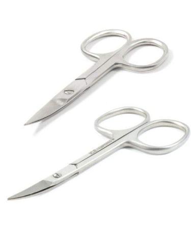 blueINOX nail scissors set for left-handers stainless steel