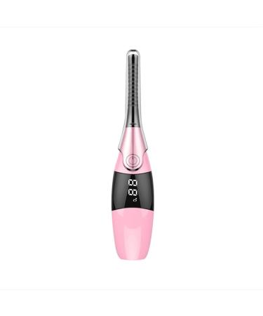 Jrpzcv Heated Eyelash Curler Portable USB Rechargeable 4 Temperature Adjustable with LED Digital Display Styling Tool