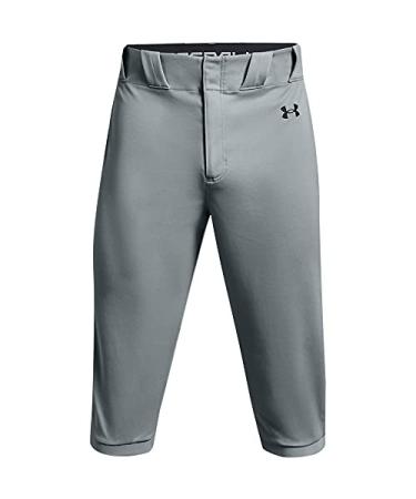Under Armour Men's Gameday Vanish Knicker 21 Pants Baseball Gray (080)/Black Medium