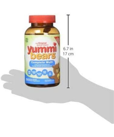 Hero Nutritionals Yummi Bears Complete Multivitamin & Mineral - 200 Gummies | Kids Gummy Dietary Supplement - Buy Online on GoSupps.com