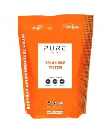 Bodybuilding Warehouse Pure Brown Rice Protein Concentrate 80 Powder Unflavoured 2.5kg