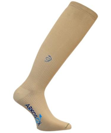 Arkosox Diabetic Men's OTC Support Compression Sock Khaki Large - AS2000