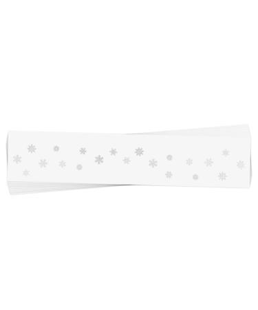 Snowflake Freckles set of 10 premium waterproof metallic silver winter inspired temporary foil face Flash Tattoos - Party Favors  Party Supplies  Holiday parties  snow  winter  frozen