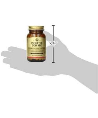 Solgar Inositol 500 mg | 100 Vegetable Capsules | Premium Mood Support - Buy Online on GoSupps.com